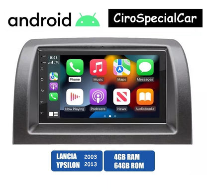 Kit LANCIA YPSILON 2003-2011  / AUTORADIO ANDROID TOUCH 7" WIFI NAVIGATORE 4/64GB