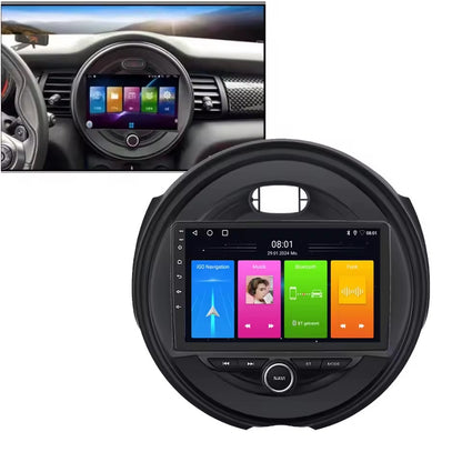 BMW Mini Cooper F55 F56 2014-2019 Autoradio 4/64 GB 9 pollici + Adattatore 9" + Canbus Box + Cablaggio Originale