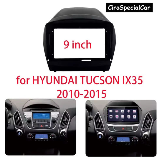 Kit HYUNDAI TUCSON IX35  2010 - 2015  Autoradio 4/64 GB + Adattatore 9" + Canbus Box