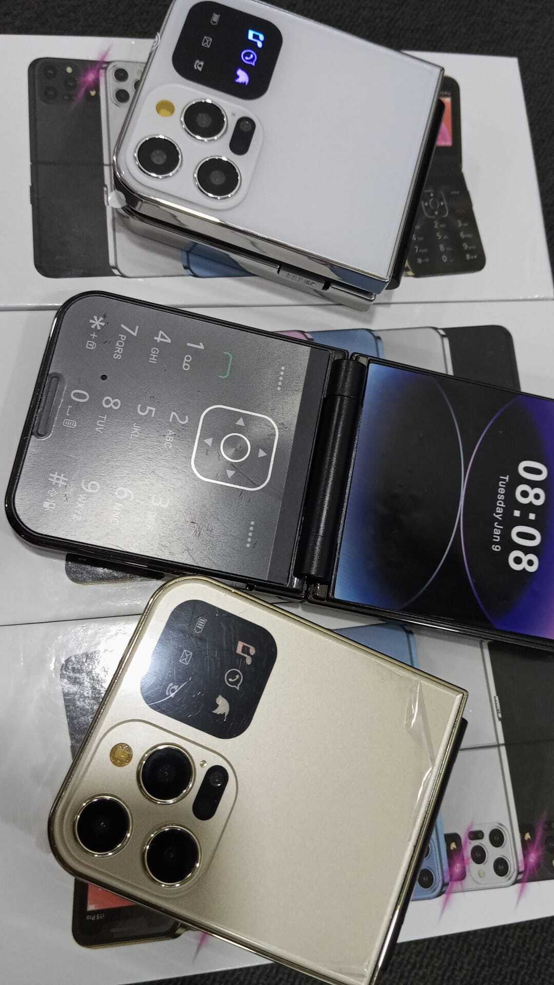 Telefono i15 Pro [ 2 SIM ] + [ MicroSD ] + [ Fotocamera ]