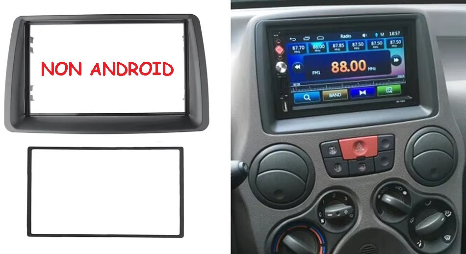 Kit Completo FIAT Panda 2003 - 2012 Autoradio Andoird 4/64 GB + Adattatore per 7"