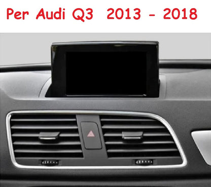 Autoradio 4/64 GB + Adattatore 9" + Canbus Box - Kit Per Audi Q3  2013 - 2018