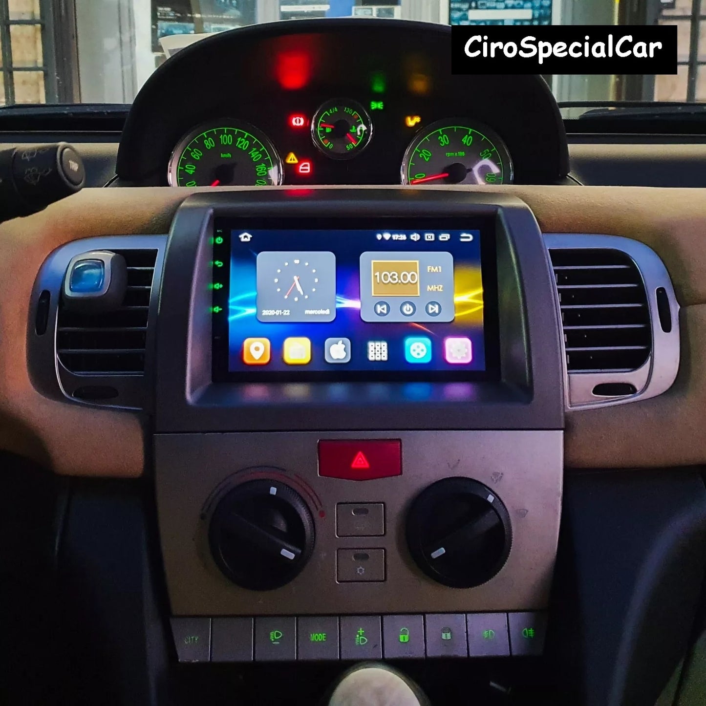 Kit LANCIA YPSILON 2003-2011  / AUTORADIO ANDROID TOUCH 7" WIFI NAVIGATORE 4/64GB