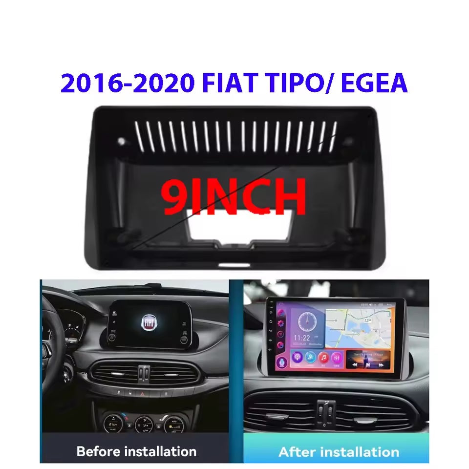 Kit FIAT TIPO 2016 - 2020 Autoradio 4/64 GB + Adattatore 9" + Canbus Box