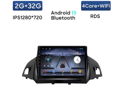 KIT Per FORD Escape Kuga C-max 2011-2018 Autoradio 2/32GB 4/64GB + Adattatore 9" + Canbus Box