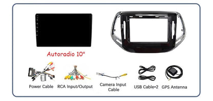 Autoradio 4/64 GB + Adattatore 10.1" +  Canbus Box - Kit Per Jeep Cherokee Compass 2017-2020