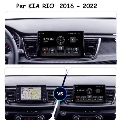 Kit KIA RIO 2016 - 2022 Autoradio 4/64 GB + Adattatore 9"