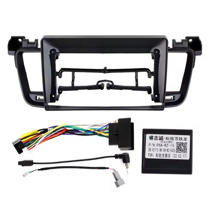 Kit Per Peugeot 508 2011-2018 Autoradio 4/64 GB + Adattatore 9" + Canbus Box Comandi al Volante