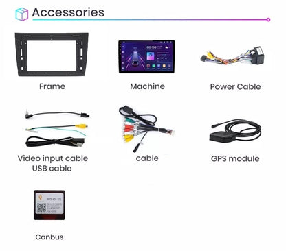 Autoradio 4/64 GB + Adattatore 9" +  Canbus Box - Kit Per Golf 6  2008-2016