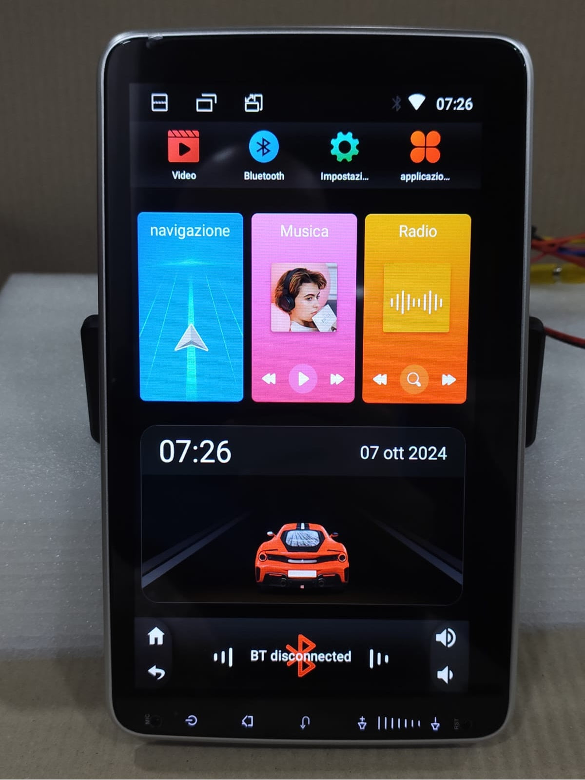 Autoradio Andoird Tablet 10.1 Pollici 1 Din