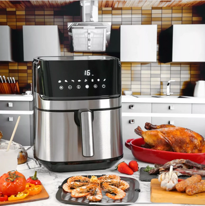 Friggitrice Ad Aria 12L Con Sistema Aria Rotante Touch Screen 1700W Smart