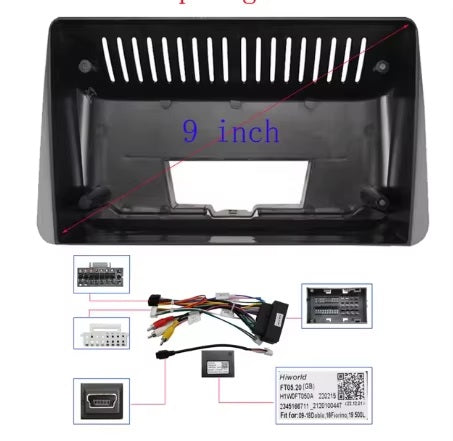 Kit FIAT TIPO 2016 - 2020 Autoradio 4/64 GB + Adattatore 9" + Canbus Box