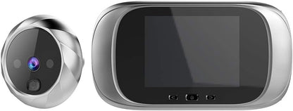 New Landing 2,8 pollici 6 mesi di tempo standby video campanello spioncino (Argento)
