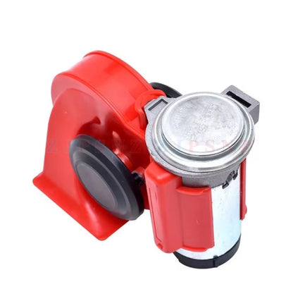 Kit altoparlante elettrico per tromba d'aria a doppio tono per auto da 12 V e 24 V, super rumoroso, per auto, camion, SUV, camper, treno, roulotte, barca, doppio tono