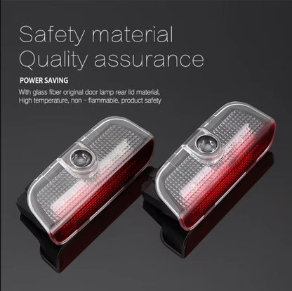 LED Car Door Light VW per Golf 5 6 7 GTI Sagitar 7N Touran CC Passat B6 B7 Jetta Shara benvenuto lampada di proiezione Laser