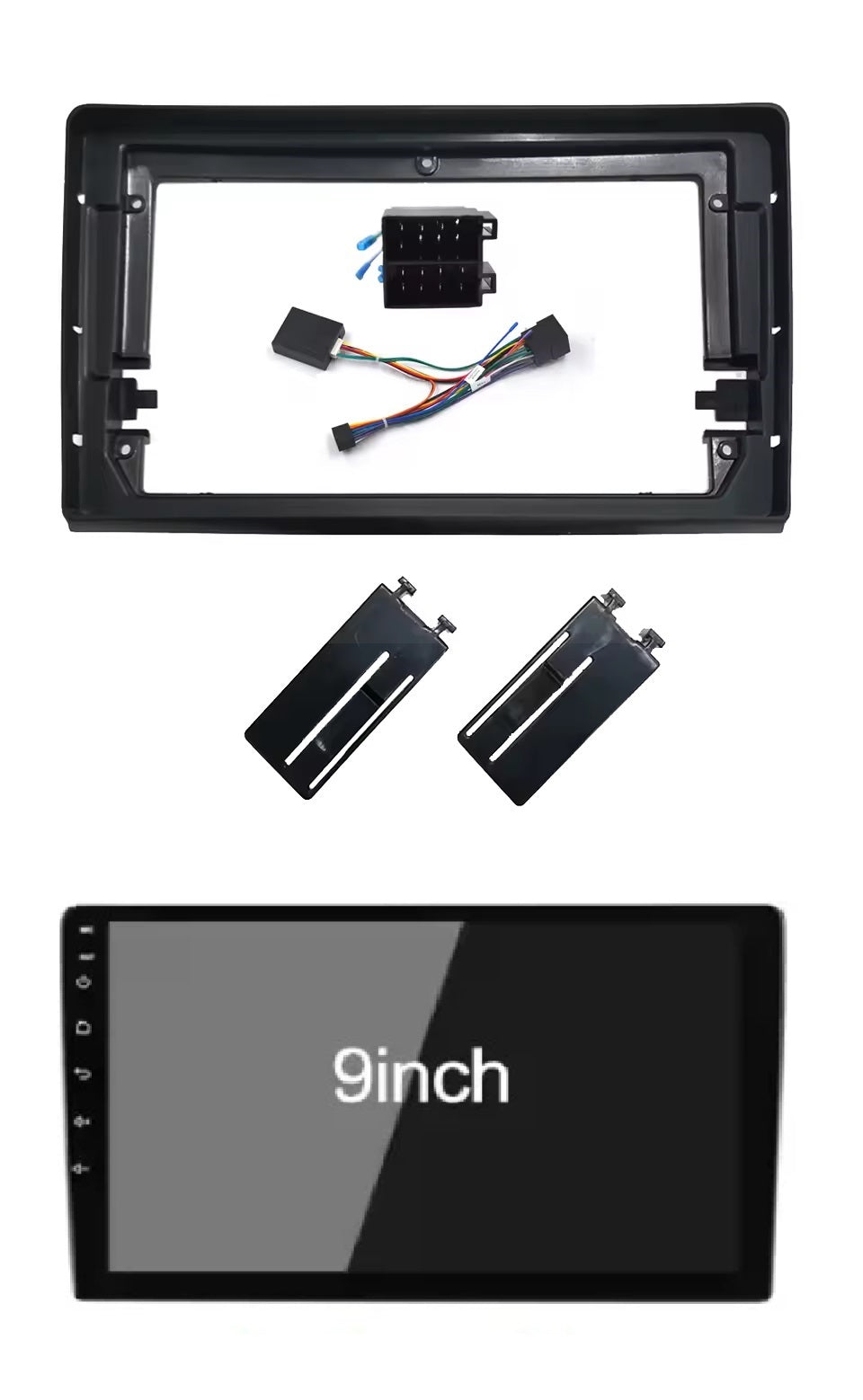 FIAT Bravo (198) 2006-2016 Autoradio 9 pollici +  Adattatore 9" + Canbus Box + Cablaggio Originale