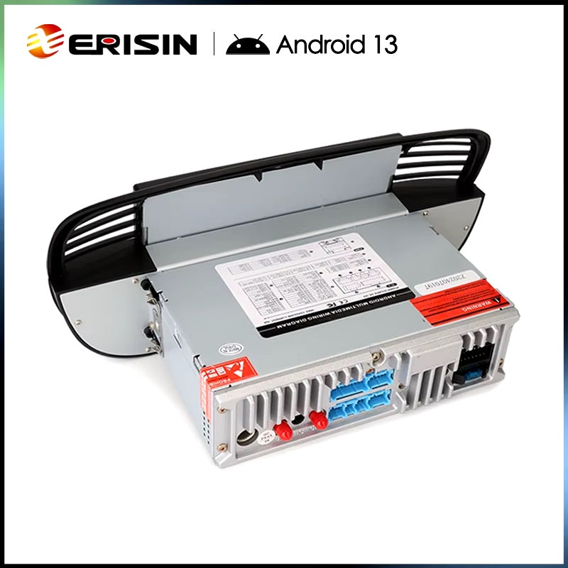 Erisin ES6750FB Android 13 autoradio per Fiat 500/500C/500S e 500E 2008-2015 ( Nera )