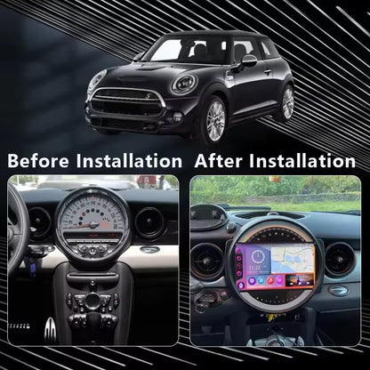 Mini One 2007-2014 Autoradio 4/64 GB 9 pollici + Adattatore 9" + Canbus Box + Cablaggio Originale
