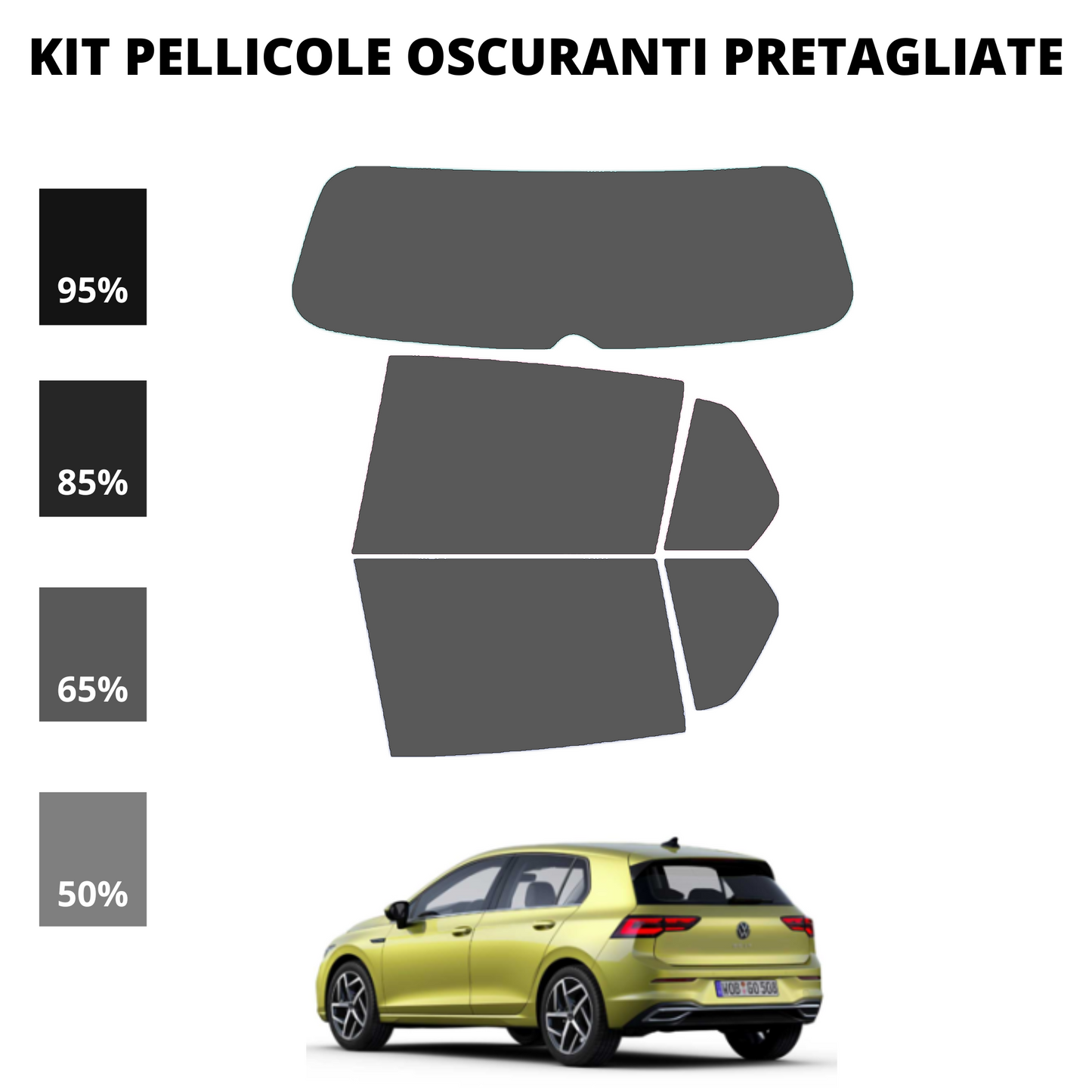 Pellicola Oscuramento Vetri Golf 8