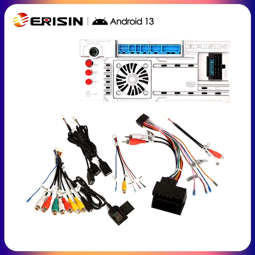 Erisin ES5760PB Android 13 GPS stereo per auto per FORD Focus II Kuga C-Max Transit Fiesta