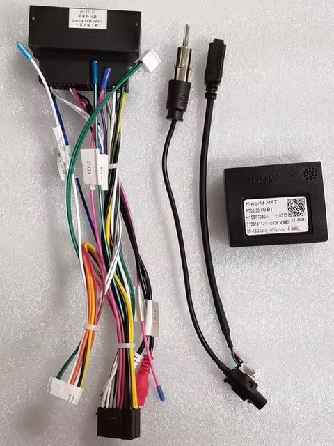 Autoradio 4/64 GB + Adattatore 10.1" + Canbus Box - Kit Per Fiat 500L 2011
