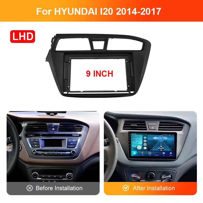 Autoradio 4/64 GB + Adattatore 9" +  Canbus Box - Kit Per HYUNDAI i-20  2014-2015