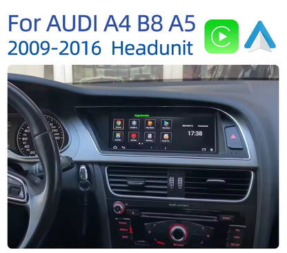 Autoradio - 4/32 GB Andoird 14  + CarPlay wireless + GPS Navigatore + DSP + Unità principale inteligente / Kit Per Audi A5 ( 2009 - 2012 )