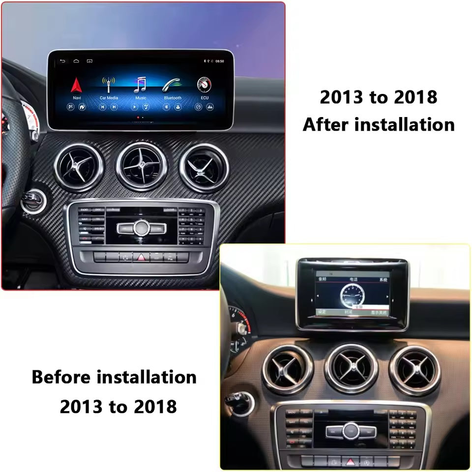Android 13 per Mercedes-Benz A W176 A200 A180 2013-2018 CarPlay autoradio navigazione GPS lettore multimediale schermo BT 10.25