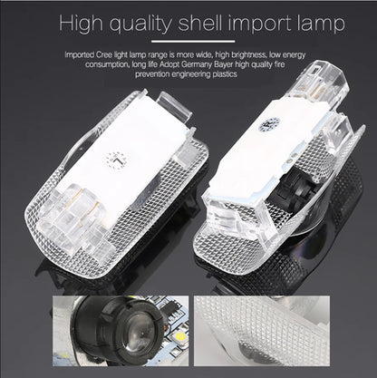 LED Car Door Shadow Light Welcome Logo lampada di proiezione Laser 12V per Toyota Camry Corolla Prado TUNDRA Sienna Sequoia E'Z