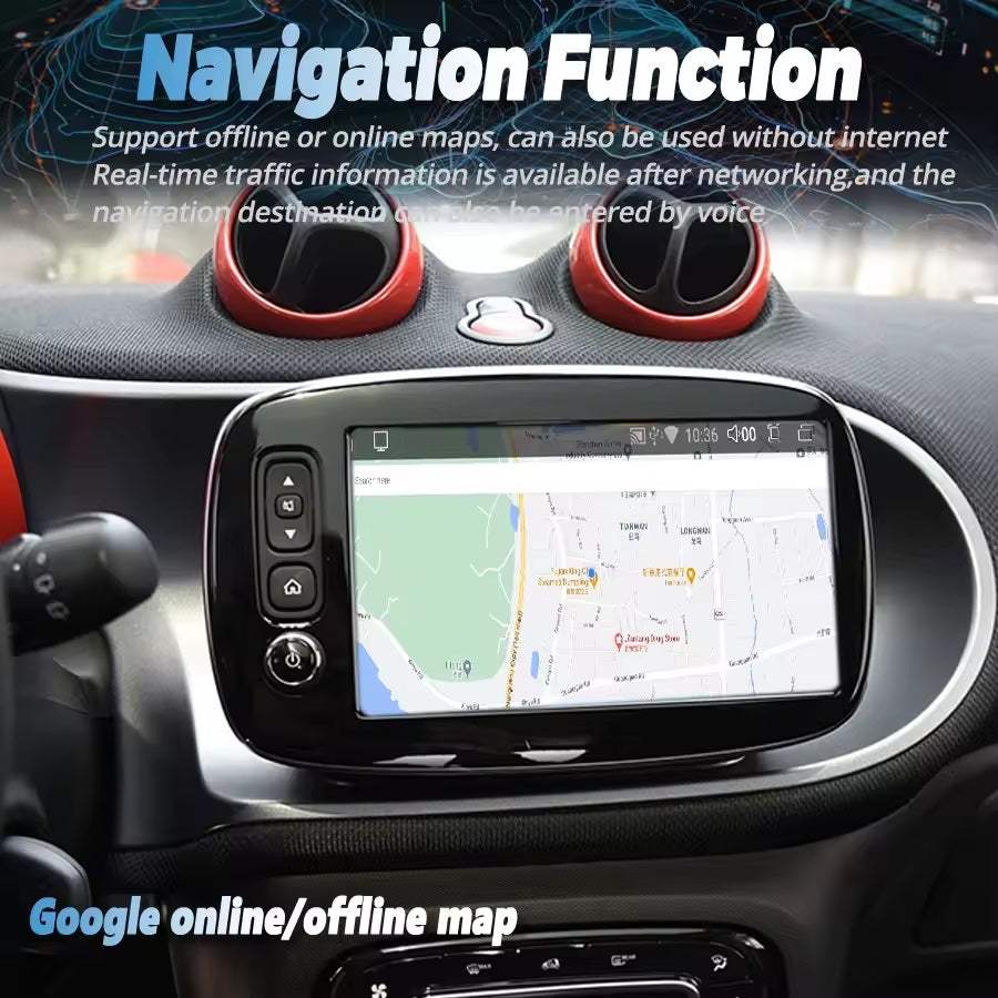 KIT Mercedes Benz Smart 453 Fortwo 2014-2020 Android 14