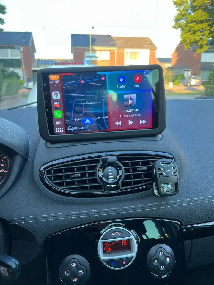 Kit per Renault Clio 3 da 2005 a 2014 Autoradio 4/64 GB + Adattatore 9" + Canbus Box