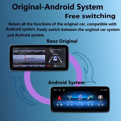 Android 13 per Mercedes-Benz A W176 A200 A180 2013-2018 CarPlay autoradio navigazione GPS lettore multimediale schermo BT 10.25
