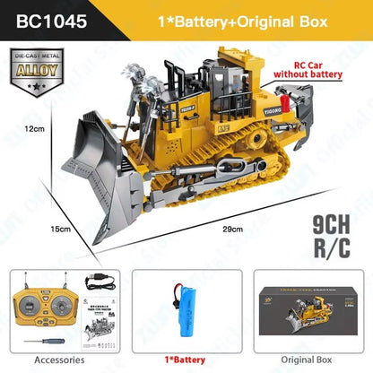 Macchinari professionale Edili giocattoli, telecomando 2.4G escavatore dumper RC modello di plastica simulazione veicolo da costruzione per bambini
