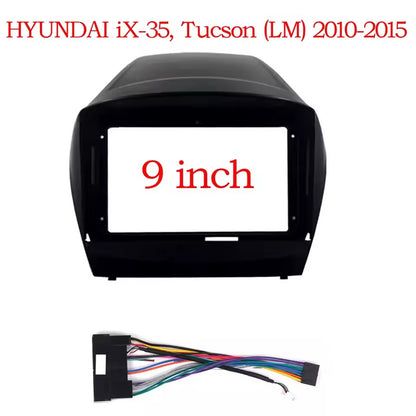 Kit HYUNDAI TUCSON IX35  2010 - 2015  Autoradio 4/64 GB + Adattatore 9" + Canbus Box