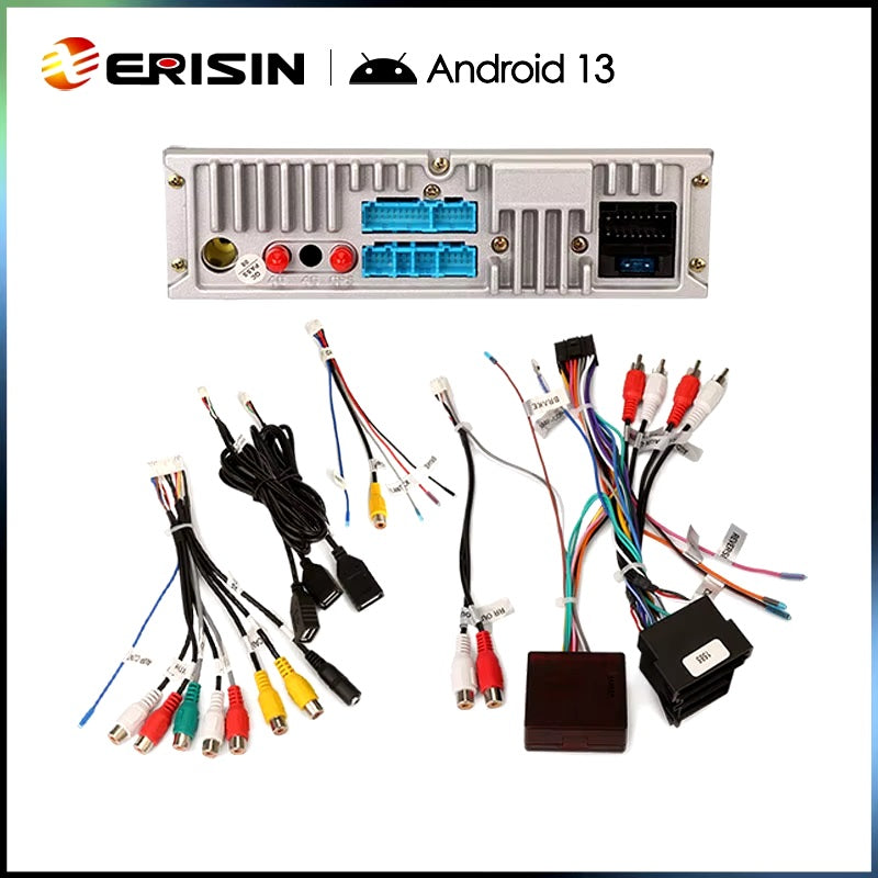 Erisin ES6750FW Android 13 autoradio per Fiat 500/500C/500S e 500E 2008-2015 ( Champagne )