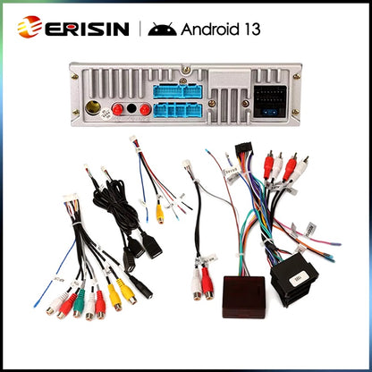 Erisin ES6750FW Android 13 autoradio per Fiat 500/500C/500S e 500E 2008-2015 ( Champagne )