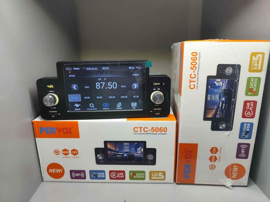 Autoradio 1 Din con Display Touch + 2 USB + Bluetooth + MP5 + Car Play