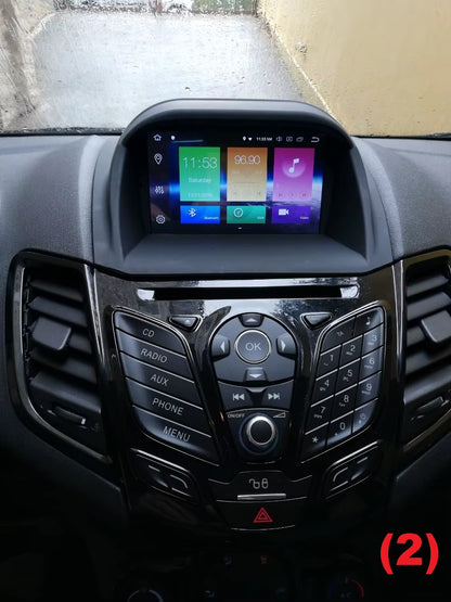Kit Per FORD FIESTA 2009 - 2011 Autoradio 4/64 GB + Adattatore 9" + Canbus Box Comandi al Volante