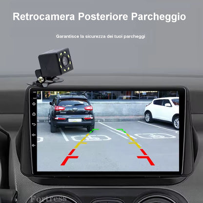 Kit Fiat QUBO 2008 - 2015 / AUTORADIO ANDROID TOUCH 9" WIFI NAVIGATORE 4/64GB