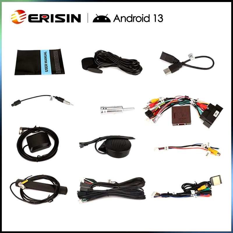 Erisin ES6755X Android 13 autoradio GPS per Fiat 500X 2014-2020