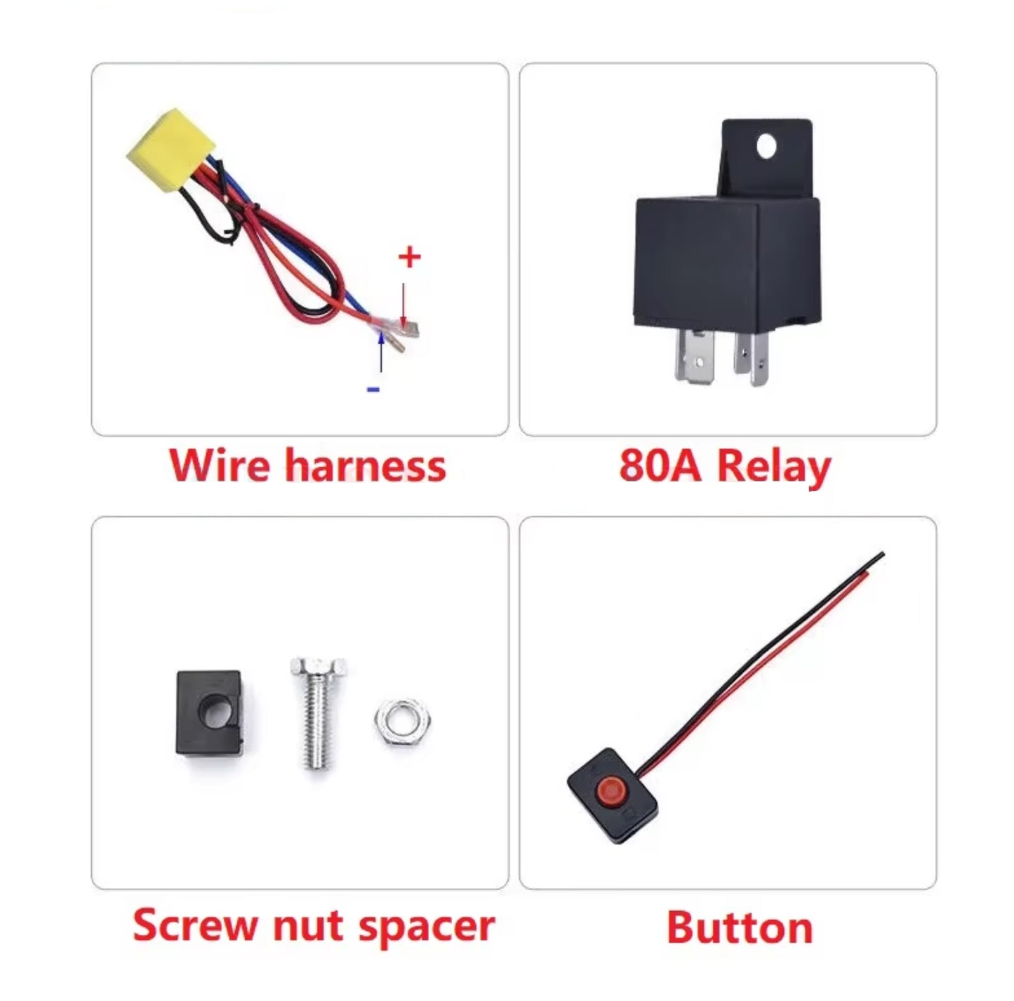Kit altoparlante elettrico per tromba d'aria a doppio tono per auto da 12 V e 24 V, super rumoroso, per auto, camion, SUV, camper, treno, roulotte, barca, doppio tono