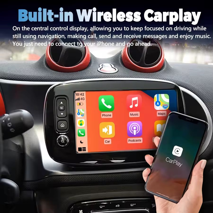 KIT Mercedes Benz Smart 453 Fortwo 2014-2020 Android 14