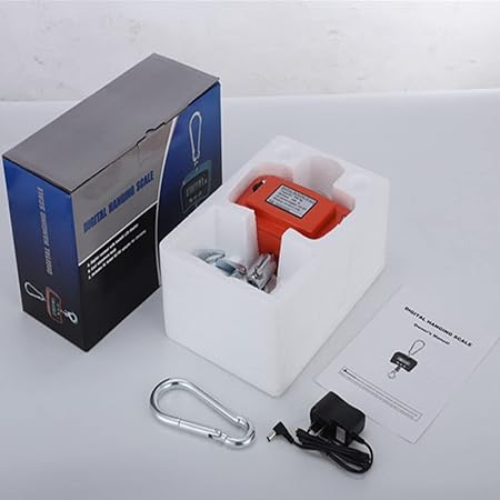 Reshy Bilancia digitale industriale per carichi pesanti o per gru 1100 libbre/500 kg