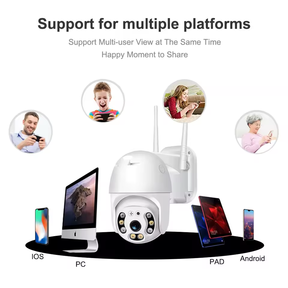 Yoosee WIFI IP Camera 2MP sorveglianza Wireless due vie Audio impermeabile telecamera di sicurezza esterna visione notturna a colori