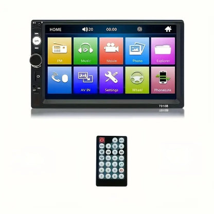 7 pollici HD Touch Screen 2 Din Autoradio con lettore MP5 universale + USB + audio navigazione Bluetooth + Retrocamera