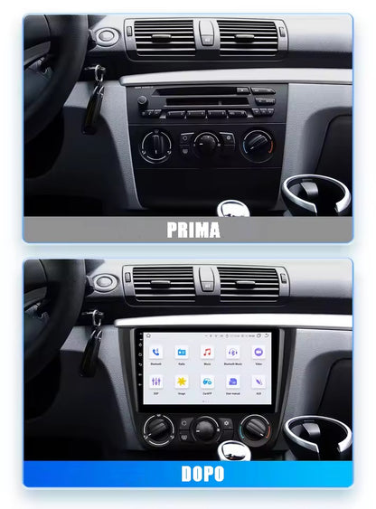 Android 13 autoradio multimediale  per BMW serie 1  E87 2004 - 2011  lettore Video GPS 4G Navi Carplay DSP