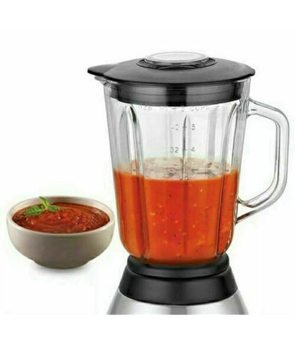 Frullatore 2 In 1 Pulse Lama Acciaio 1000w Brocca Vetro 1,5lt + 1 Piccola Q-FR60
