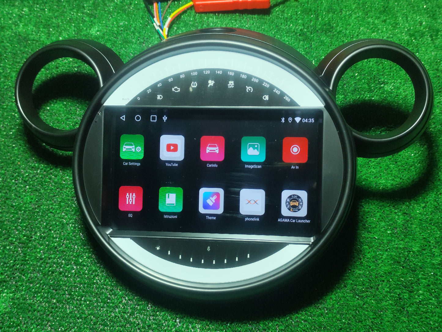 Mini Cooper Countryman 2011-2014 Autoradio 4/64 GB 9 pollici + Adattatore 9" + Canbus Box + Cablaggio Originale (Copia)