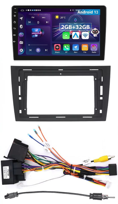 Autoradio 4/64 GB + Adattatore 9" +  Canbus Box - Kit Per Golf 6  2008-2016
