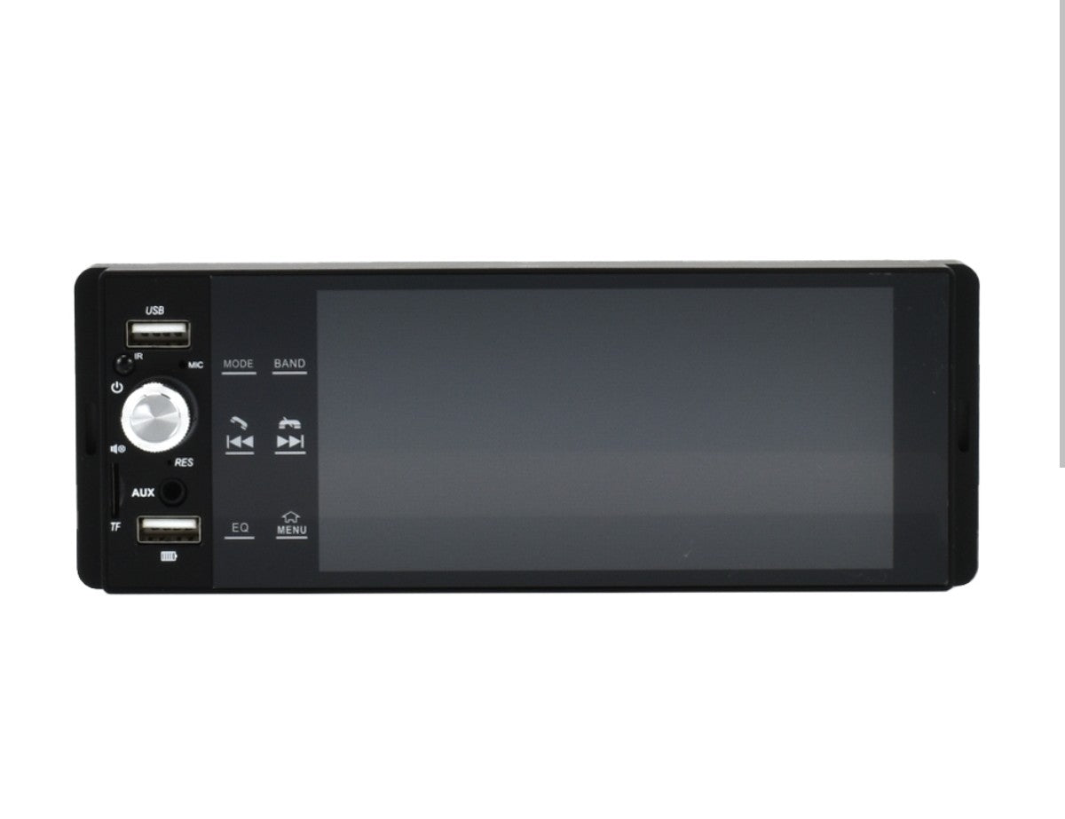 Autoradio 1 Din con Display Touch - Car Play / Bluetooth / MP5 / USB / MicroSD / Aux